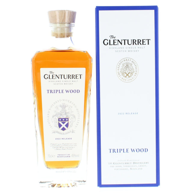Glenturret Triple Wood 2022 Release Single Malt Scotch Whisky - 70cl 45%