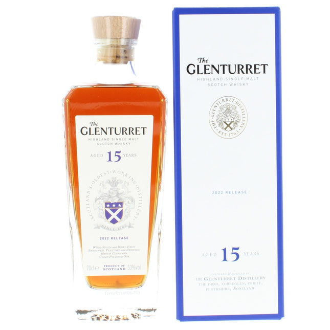 The Glenturret 15 Year Old 2022 Release Single Malt Scotch Whisky - 70cl 55%