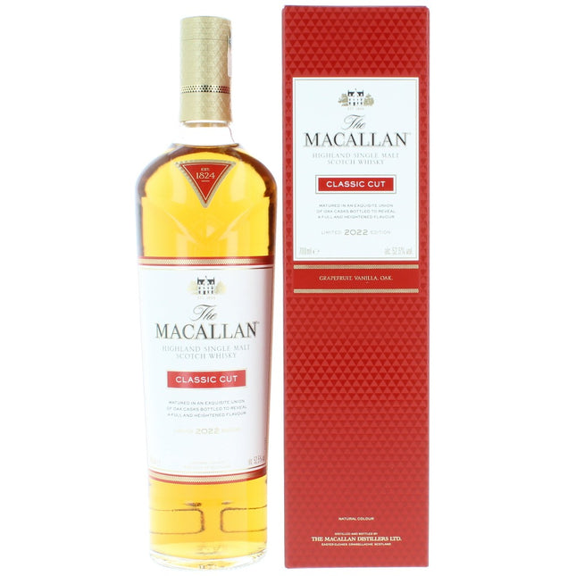 Macallan Classic Cut 2022 Single Malt Scotch Whisky - 70cl 52.5%