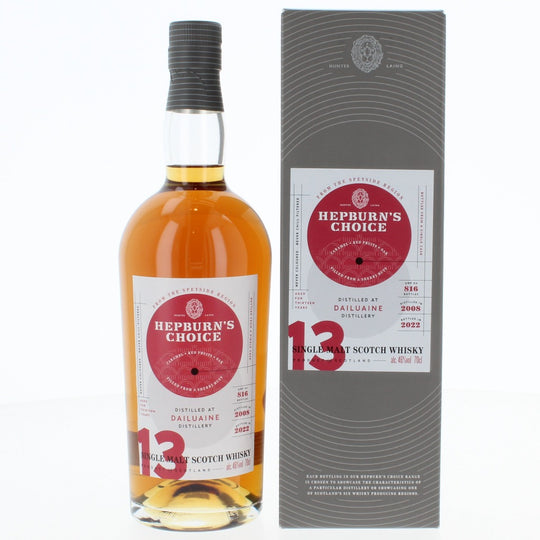 Dailuaine 13 Year Old 2008 Hepburns Choice Single Malt Scotch Whisky - 70cl 46%