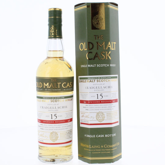 Craigellachie 15 Year Old 2007 Old Malt Cask Single Malt Scotch Whisky - 70cl 50%