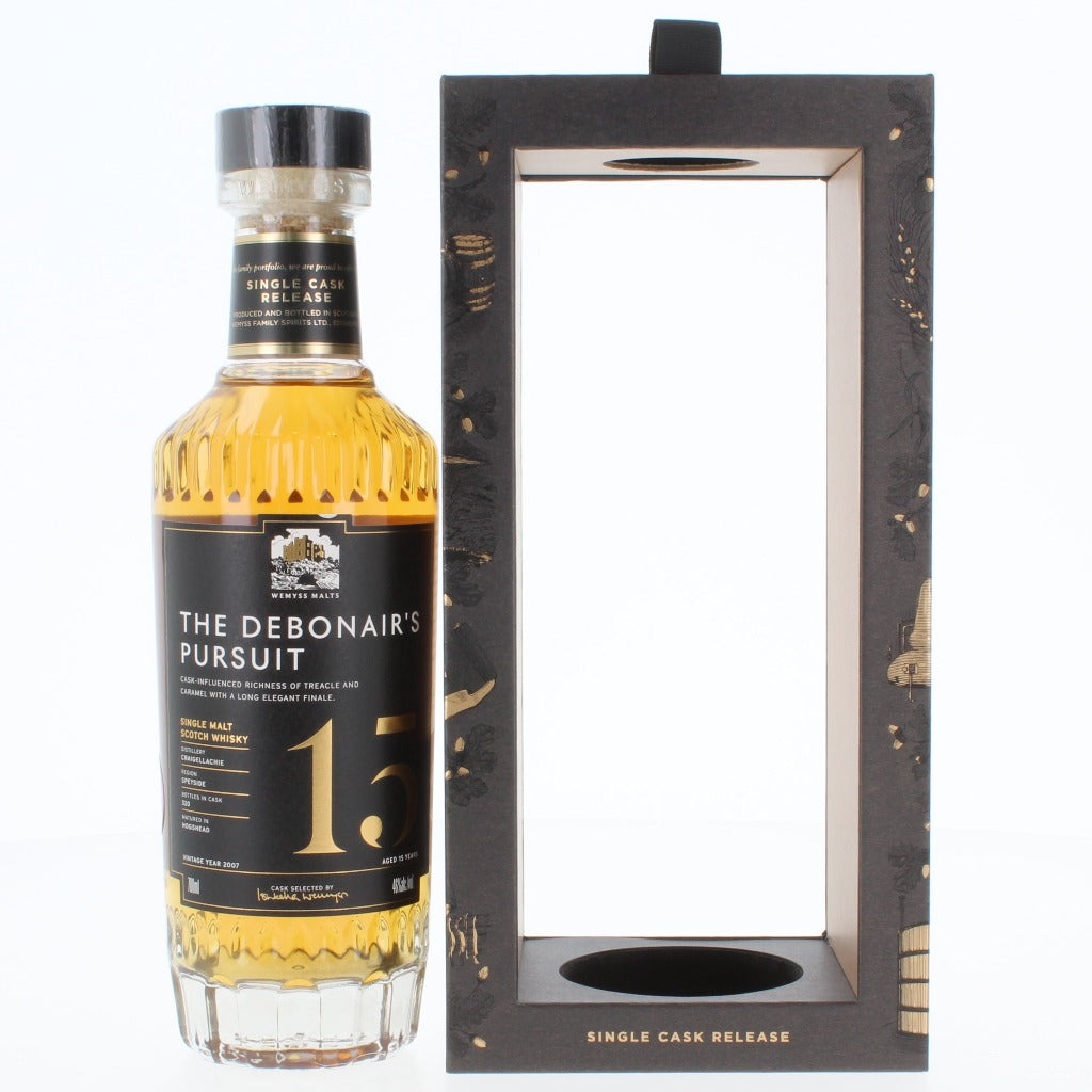 Craigellachie 15 Year Old The Debonairs Pursuit Wemyss Single Malt Scotch Whisky - 70cl 46%