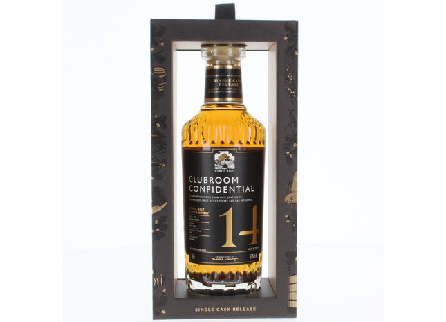 Glen Moray 14 Year Old Clubroom Confidential Wemyss Single Malt Scotch Whisky - 70cl 57.2%