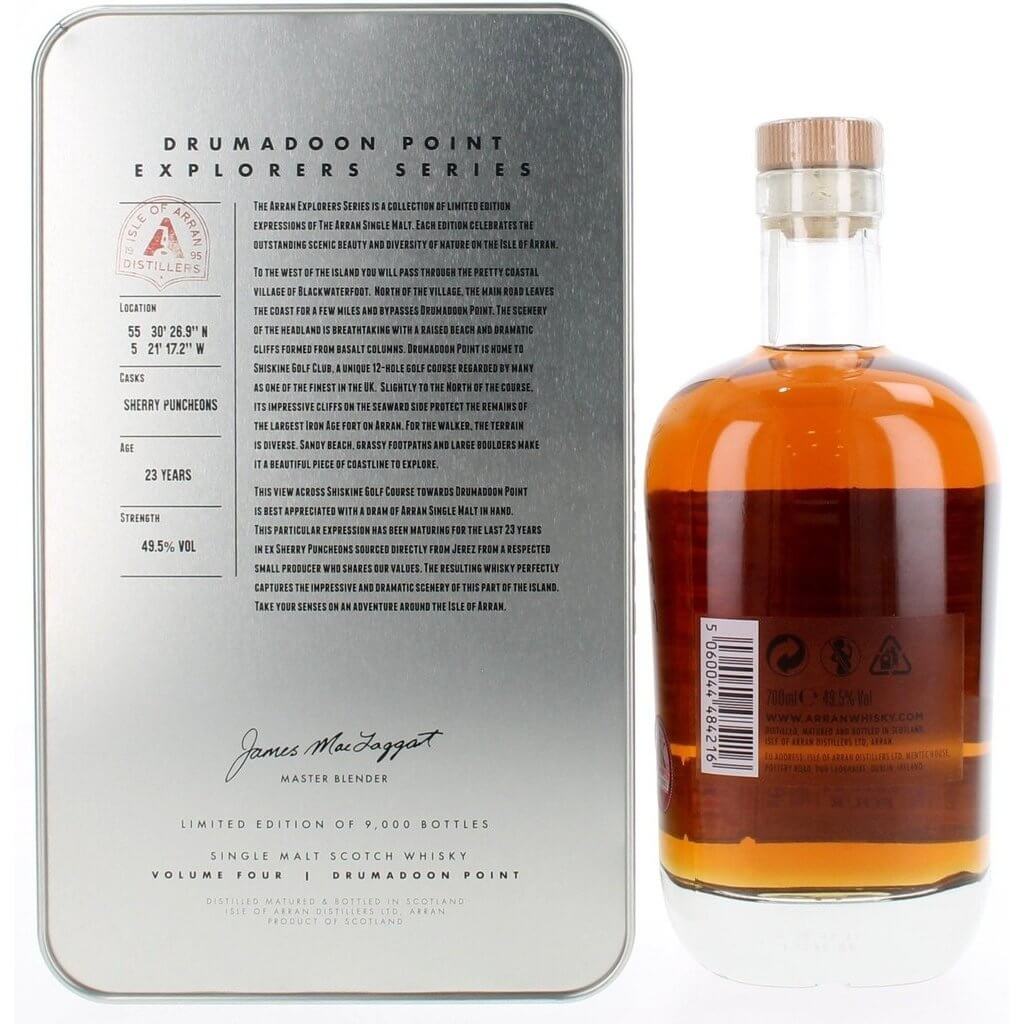 Arran 23 Year Old Explorers Series Volume 4 Drumadoon Point - 70cl 49.5%