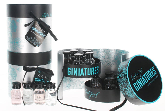 Gin Tasting Gift Pack 10 Giniatures in Beautiful Gift Box. 10x3cl