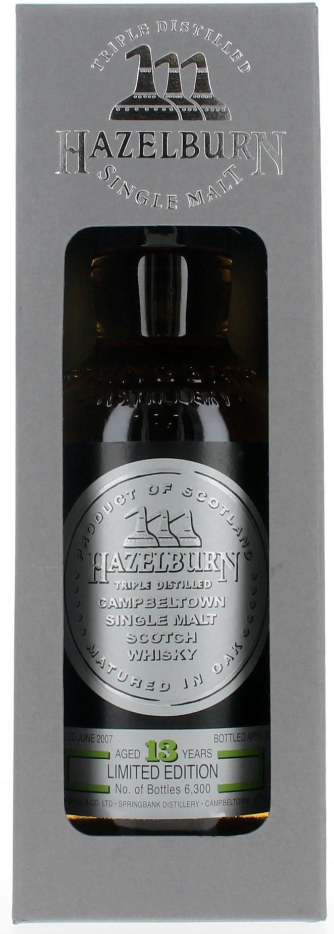 Hazelburn 13 Year Old 2021 release - 70cl 48.6%