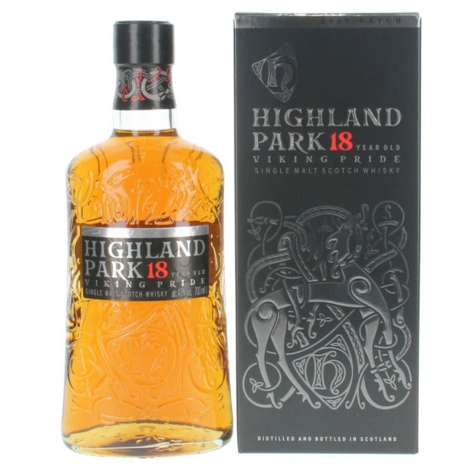 Highland Park 18 Year Old Single Malt Scotch Whisky - 70cl 43%