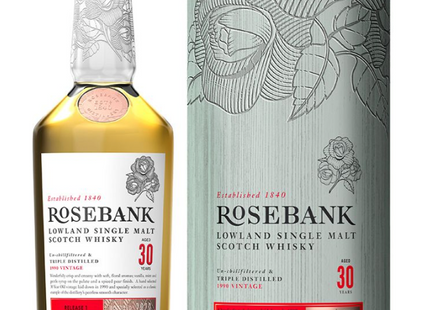 Rosebank 30 Year Old Lowland Single Malt Scotch Whisky *Pre Order* - 70cl 48.6%