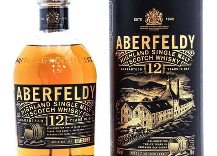 Aberfeldy 12 Year Old Single Malt Whisky - 70cl - The Really Good Whisky Company
