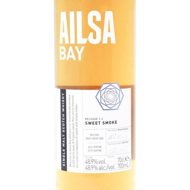 Ailsa Bay Release 1.2 Sweet Smoke - 70cl 48.9% - The Really Good Whisky Company