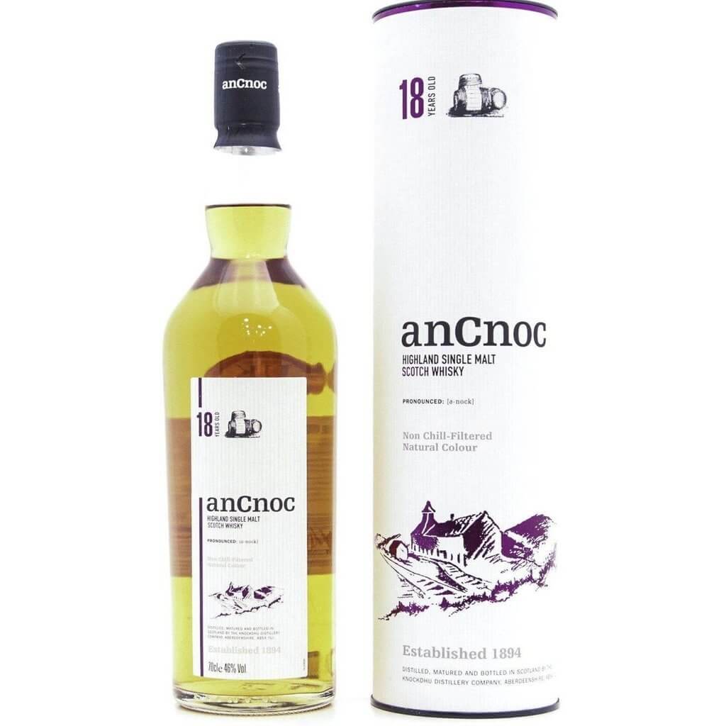 AnCnoc 18 Year old - 70cl 46% - The Really Good Whisky Company