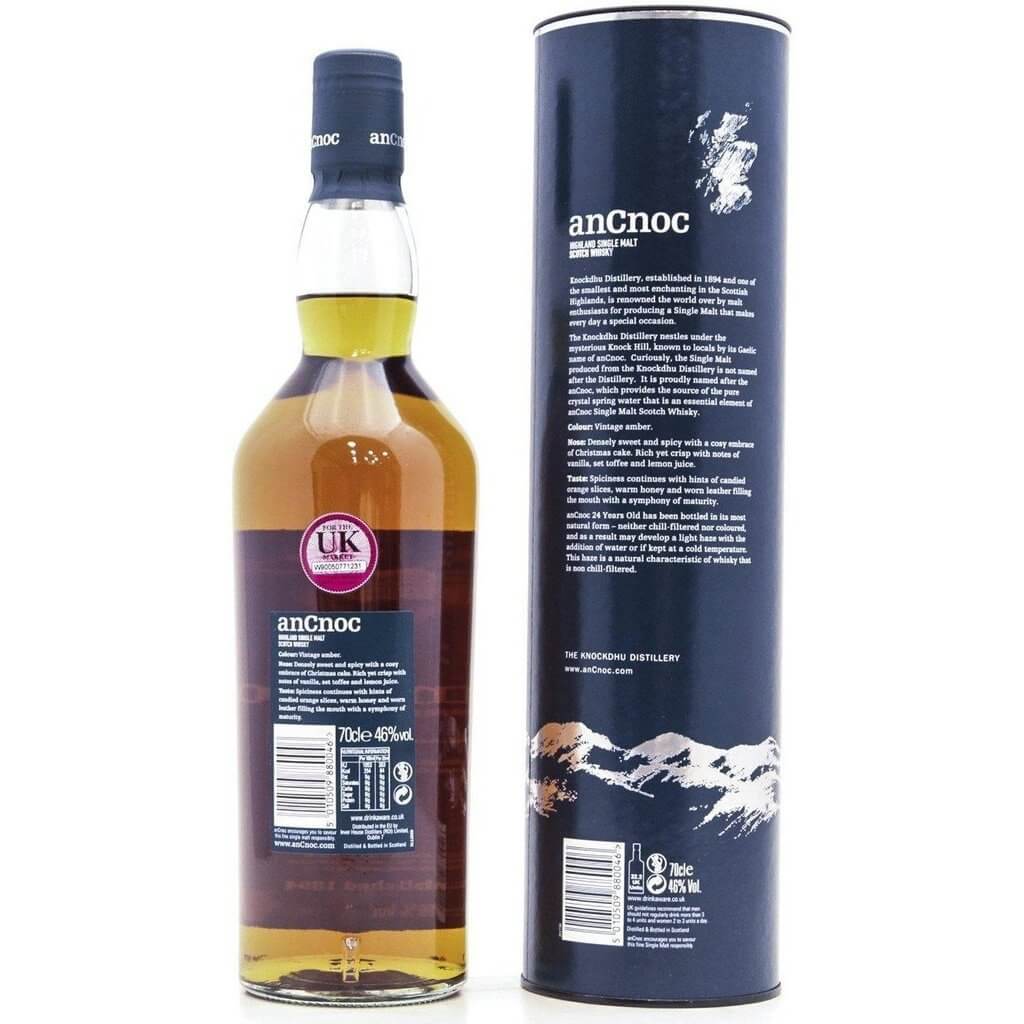 AnCnoc 24 Year Old - 70cl 46% - The Really Good Whisky Company