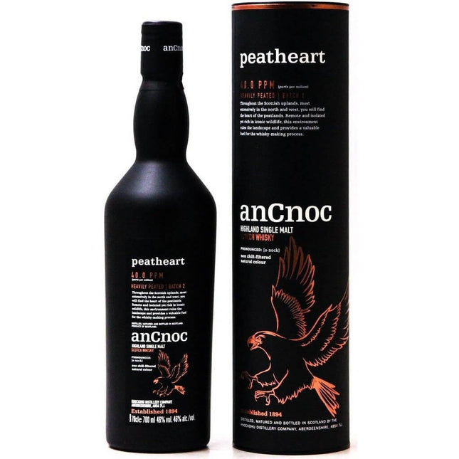 AnCnoc Peatheart Batch 2 - 70cl 46% - The Really Good Whisky Company