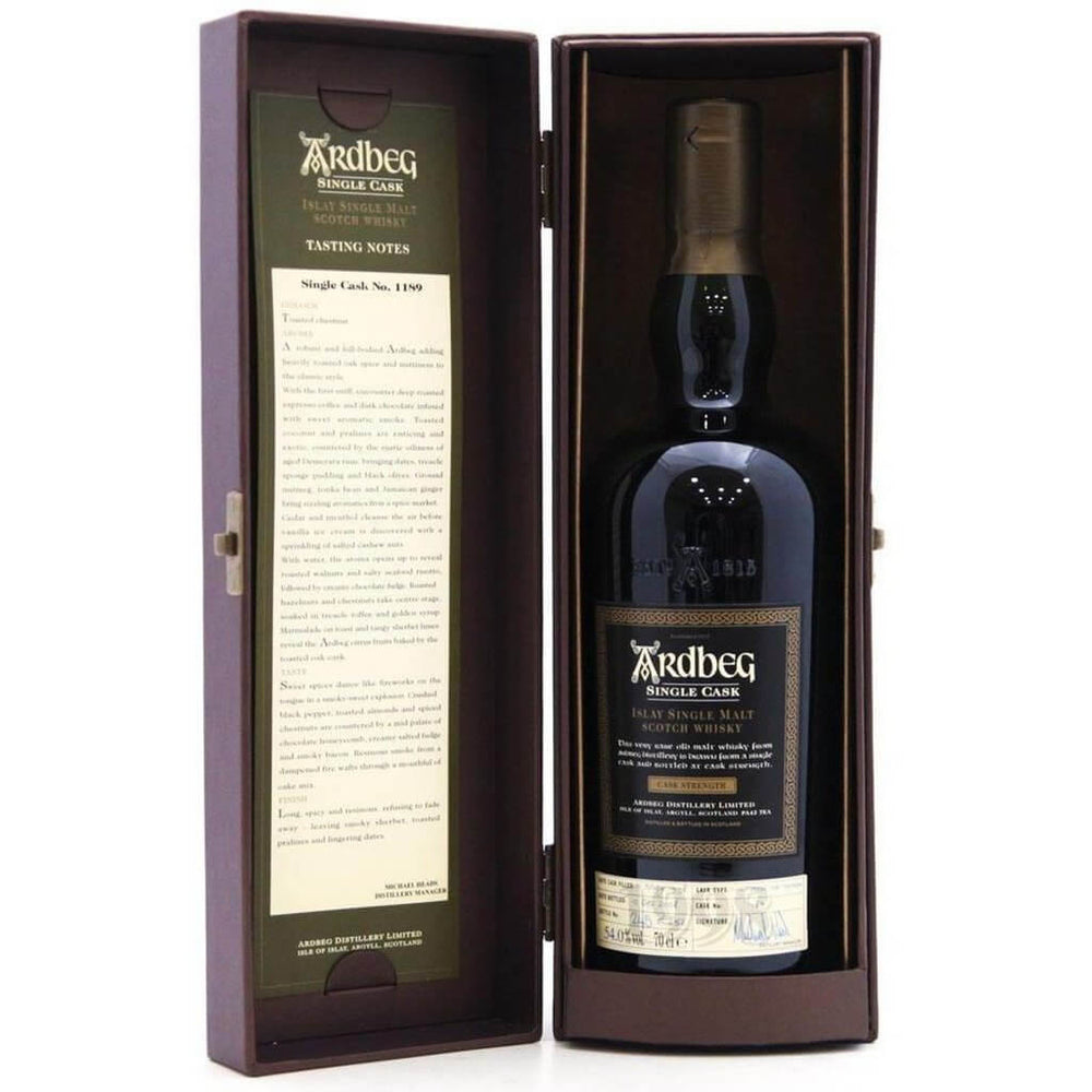 ARDBEG 10 YEAR OLD 1998 SINGLE CASK #1189 - The Really Good Whisky Company