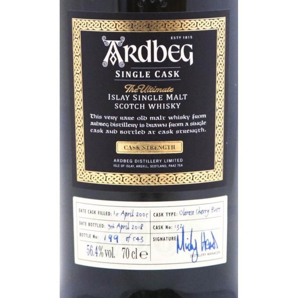 Ardbeg 13 Year Old 2005 (cask 1321) - Fèis Ìle 2018 - 70cl 56.4% - The Really Good Whisky Company