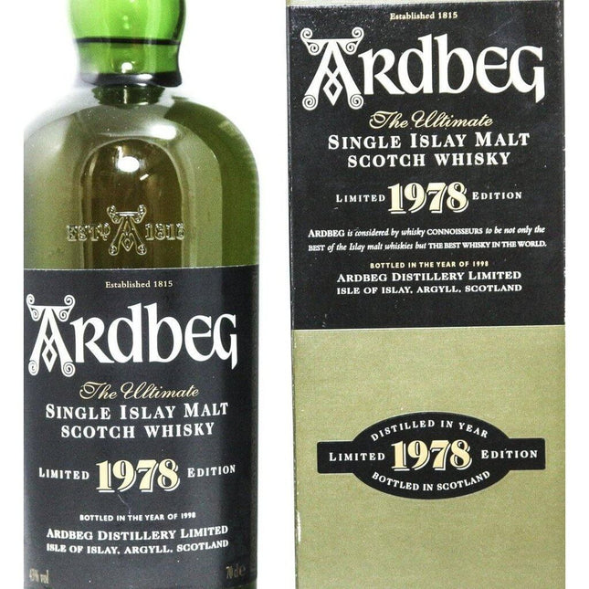 Ardbeg 1978 Single Malt Scotch Whisky - The Really Good Whisky Company