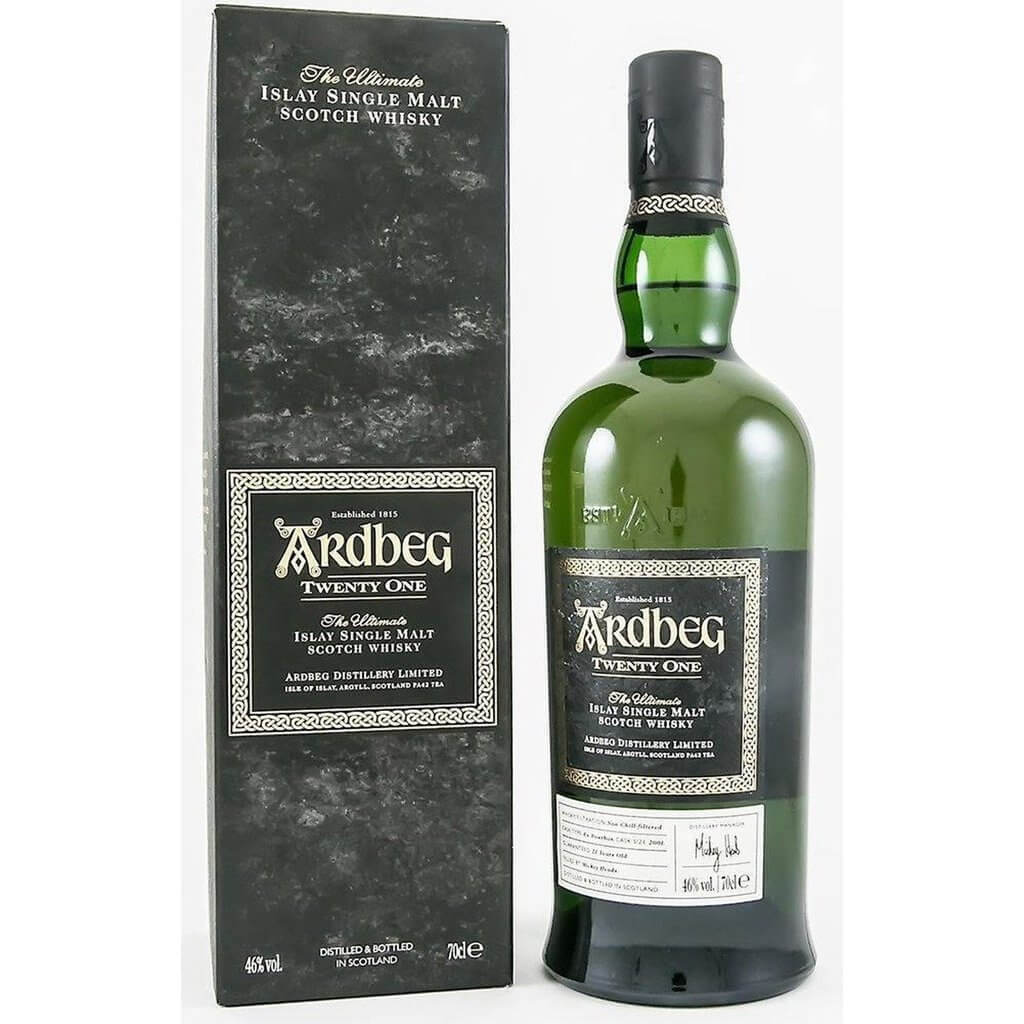 Ardbeg 21 year old Whisky - The Really Good Whisky Company