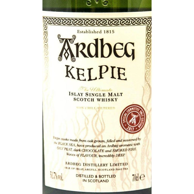 Ardbeg Kelpie Committee Release Whisky - 70cl 51.7% - The Really Good Whisky Company