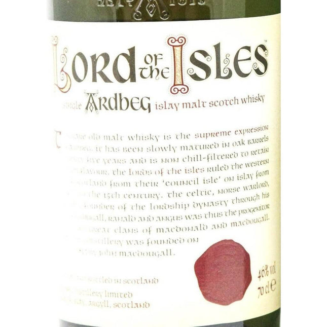 Ardbeg Lord of the Isles 25 Year Old Single Malt Whisky - The Really Good Whisky Company