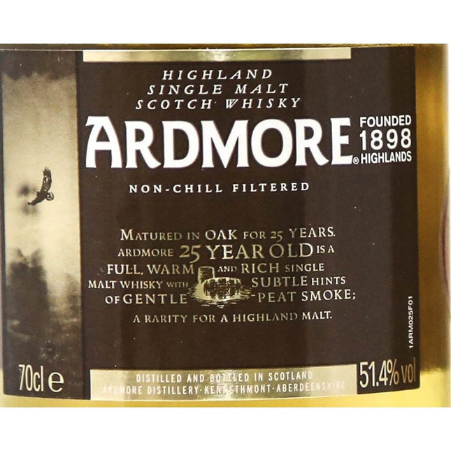Ardmore 25 Year Old Whisky - The Really Good Whisky Company