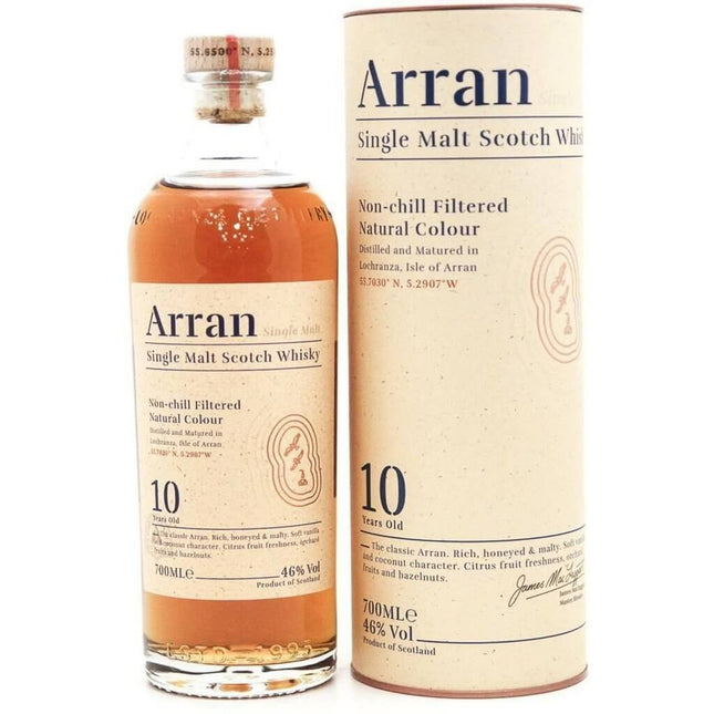 Arran 10 Year Old Single Malt Whisky - 70cl 46% - The Really Good Whisky Company