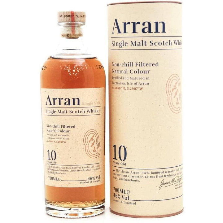 Arran 10 Year Old Single Malt Whisky - 70cl 46% - The Really Good Whisky Company