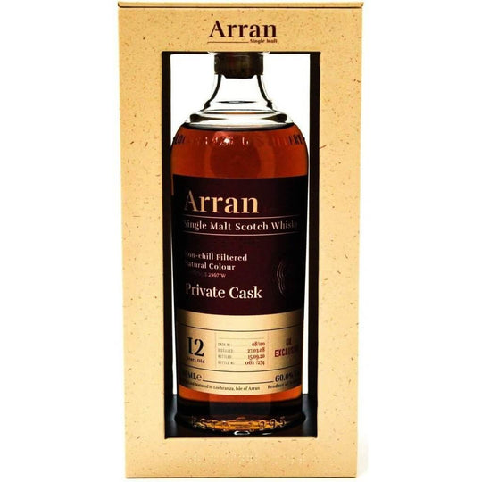 Arran 12 Year Old Tuscan Wine Private Cask Single Malt Whisky - 70cl 60%