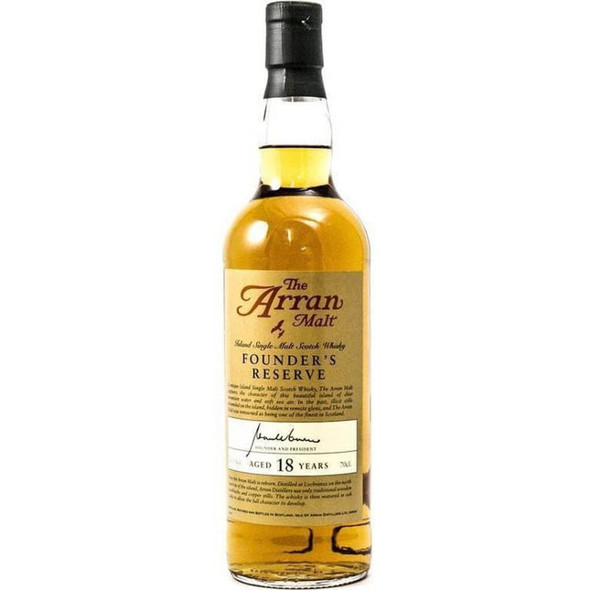 Arran 18 Year Old Founder's Reserve Single Malt Whisky - The Really Good Whisky Company