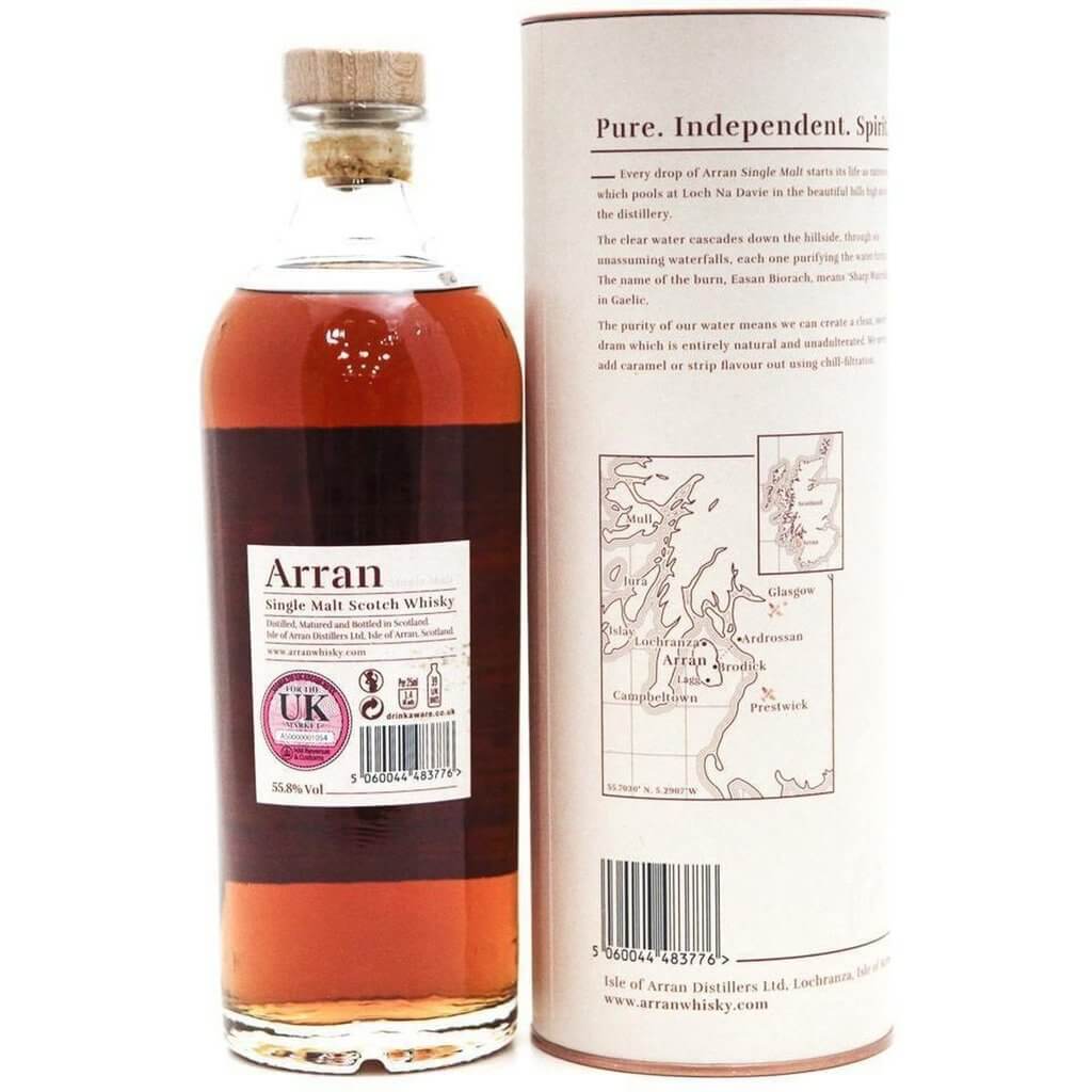Arran Bodega Sherry Cask Single Malt Scotch Whisky - 70cl 55.8% – The  Really Good Whisky Company