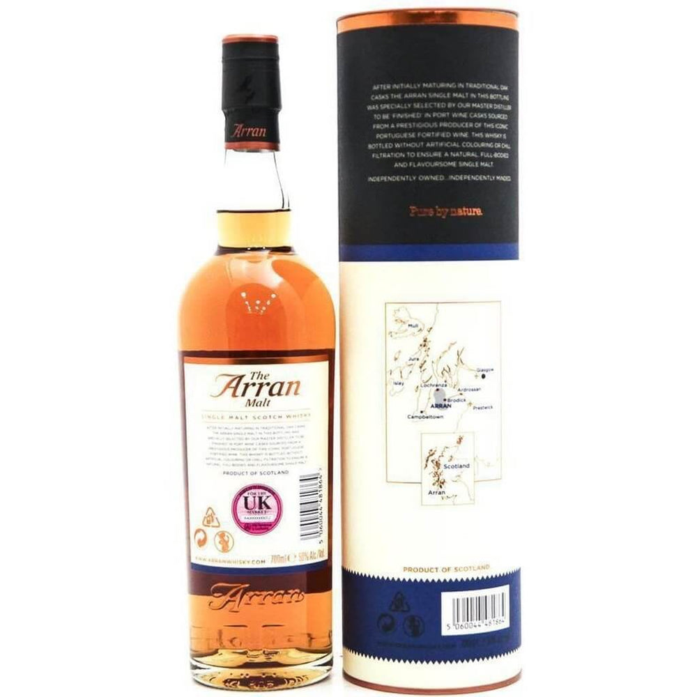 Arran Port Cask Finish Single Malt Whisky - 70cl 50% - The Really Good Whisky Company