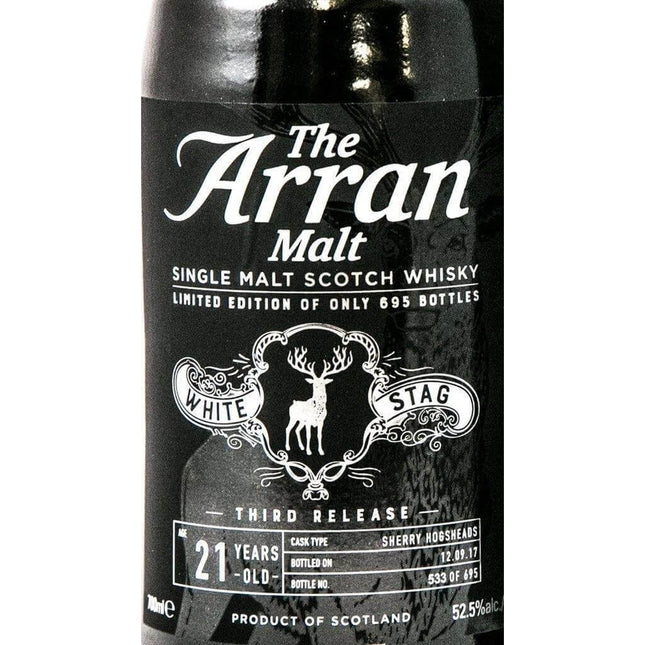 Arran White Stag 3rd Release Single Malt Whisky - The Really Good Whisky Company