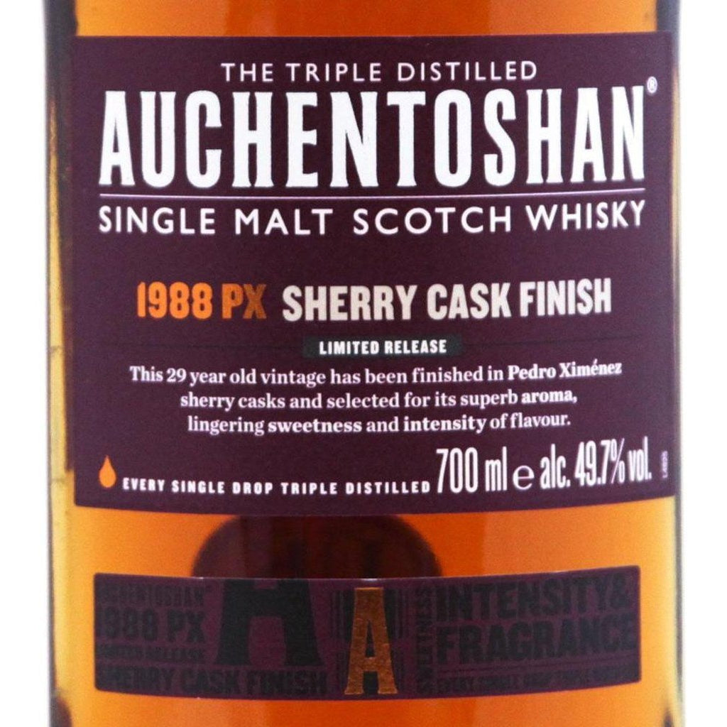 Auchentoshan 1988 Pedro Ximenez Sherry Cask Finish 29 Year Old - 70cl 49.7% - The Really Good Whisky Company