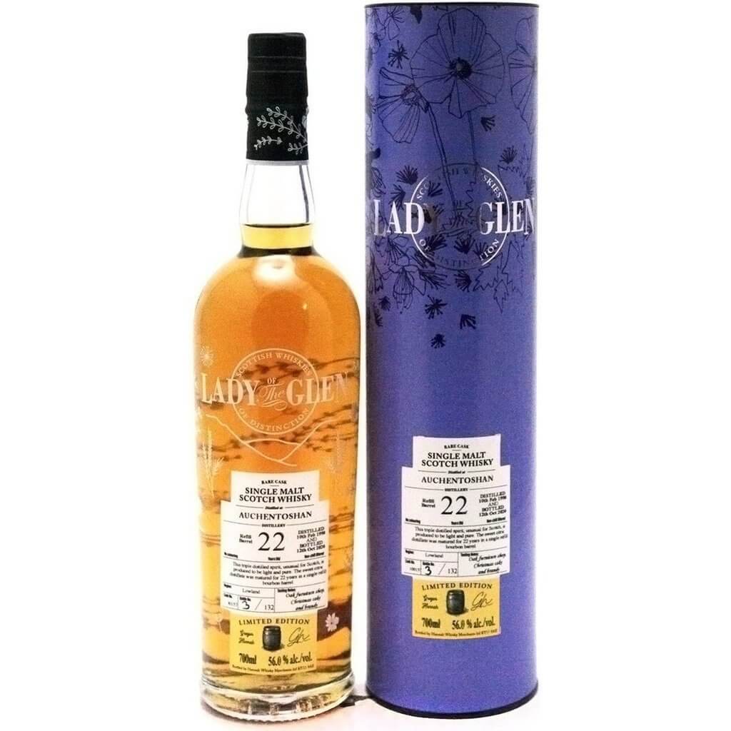 Auchentoshan 22 Year Old 1998 cask 100157 Lady of the Glen (Hannah Whisky Merchants) - 70cl 56% - The Really Good Whisky Company