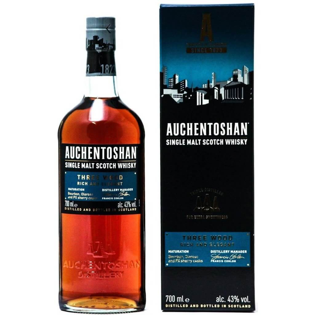 Auchentoshan Three Wood - 70cl 43% - The Really Good Whisky Company