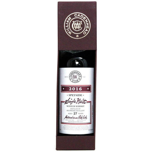 Auchroisk 27 Year Old Cadenhead's Club 1989 Scotch Whisky - 70cl 57.3% - The Really Good Whisky Company