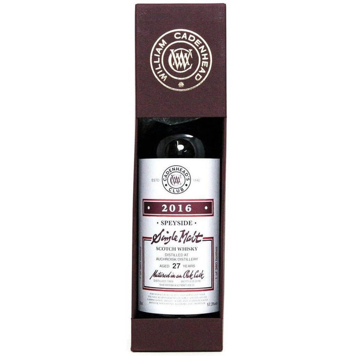 Auchroisk 27 Year Old Cadenhead's Club 1989 Scotch Whisky - 70cl 57.3% - The Really Good Whisky Company