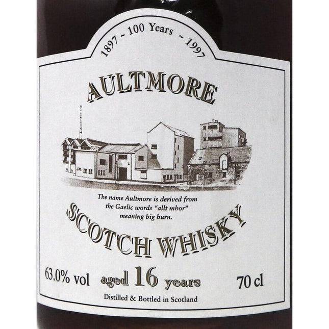 Aultmore 16 Year Old Centenary Sherry Cask - 70cl 63% - The Really Good Whisky Company