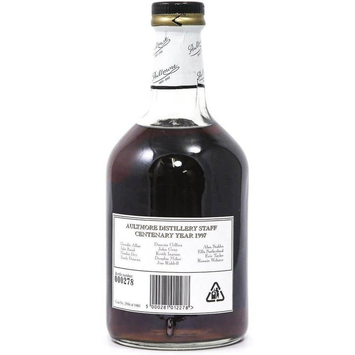 Aultmore 16 Year Old Centenary Sherry Cask - 70cl 63% - The Really Good Whisky Company