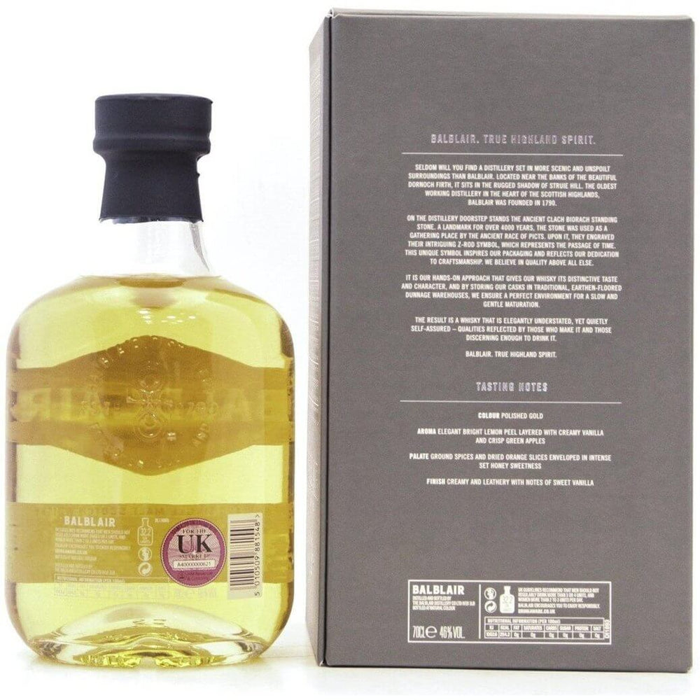 Balblair 12 Year Old - 70cl 46% - The Really Good Whisky Company