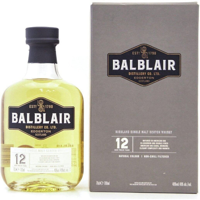 Balblair 12 Year Old - 70cl 46% - The Really Good Whisky Company