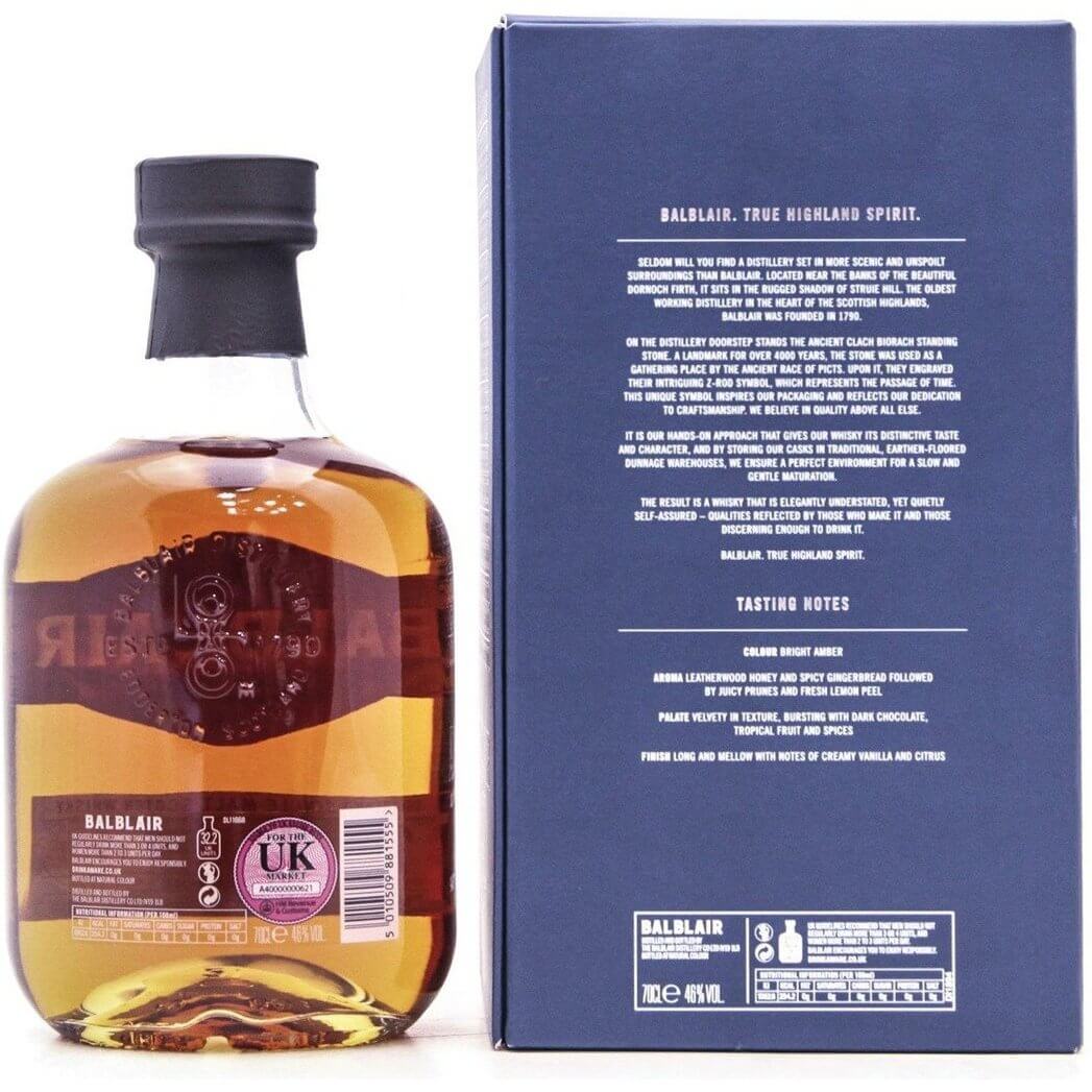 Balblair 15 Year Old - 70cl 46% - The Really Good Whisky Company