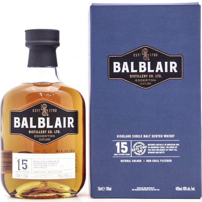 Balblair 15 Year Old - 70cl 46% - The Really Good Whisky Company