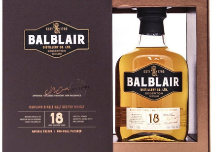 Balblair 18 Year Old - 70cl 46% - The Really Good Whisky Company