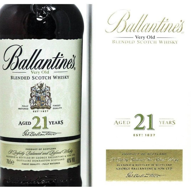 Ballantine's 21 Year Old Whisky - The Really Good Whisky Company