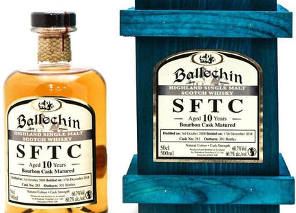 Ballechin 2008 10 Year Old Straight From The Cask Bourbon Matured - 50cl 60.7% - The Really Good Whisky Company