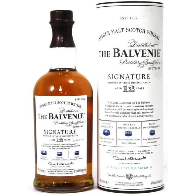 Balvenie 12 Year Old Signature Batch 5 Single Malt Whisky - The Really Good Whisky Company
