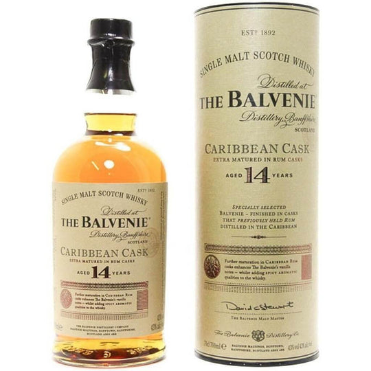 Balvenie 14 Year Old Caribbean Cask Single Malt Scotch Whisky - 70cl 43%