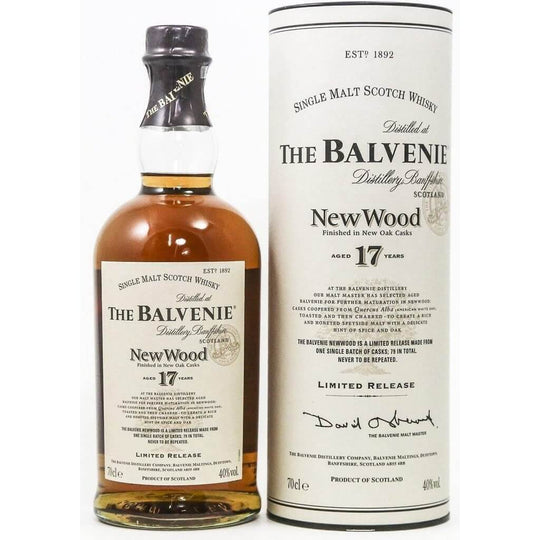 Balvenie 17 Year Old New Wood - 70cl 40%