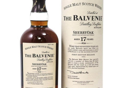 Balvenie 17 Year Old Sherry Oak Single Malt Whisky - The Really Good Whisky Company