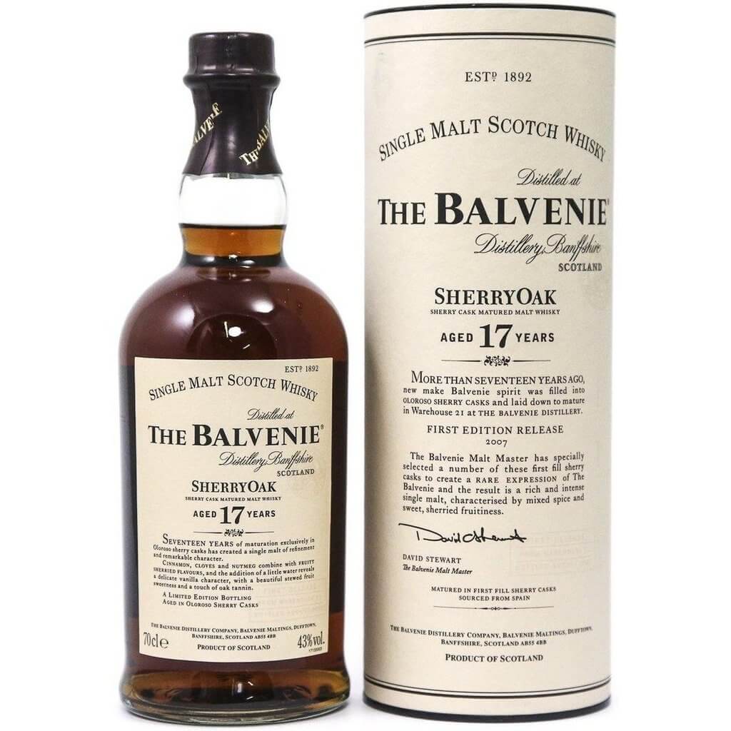 Balvenie 17 Year Old Sherry Oak Single Malt Whisky - The Really Good Whisky Company